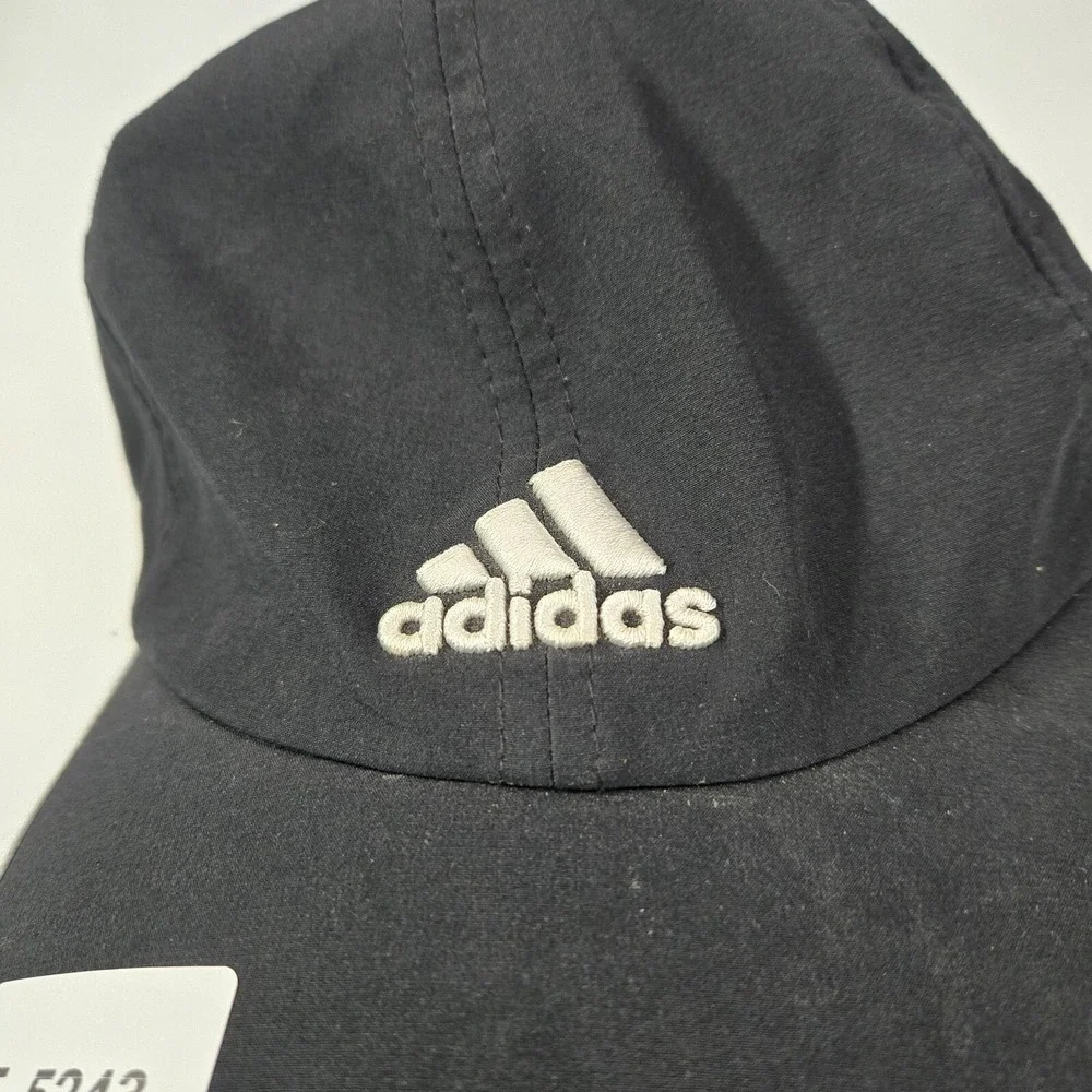 Adidas Men Hat One Size Black Baseball Cap‎ Climacool Adizero Logo Adjustable